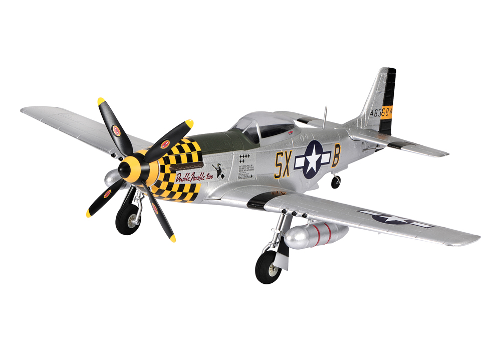 TOP-RC-HOBBY-P-51-Mustang-Spannweite-von-750mm-EPO-RC-Flugzeug-Kriegsvogel-Bausatz-1895218-6